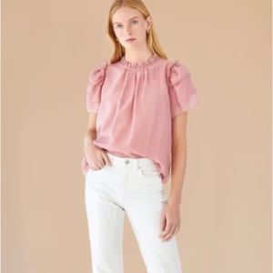 Hunter Bell Blair Top in Dusty Rose